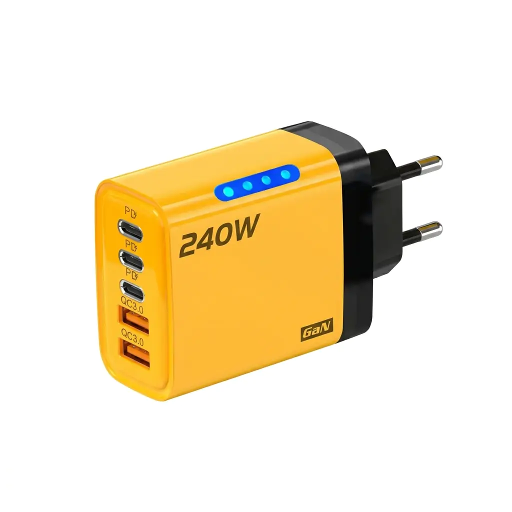 Купити оптом Купити Мережеве зарядне 240W (3Type-C 2USB) оптом - ціна 81 грн в Україні 