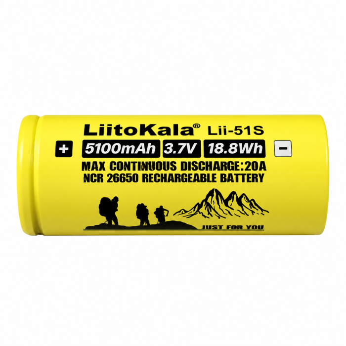 Купити оптом Акумулятор 26650 LitoKala 51S-PCB 5100mAh (Original)