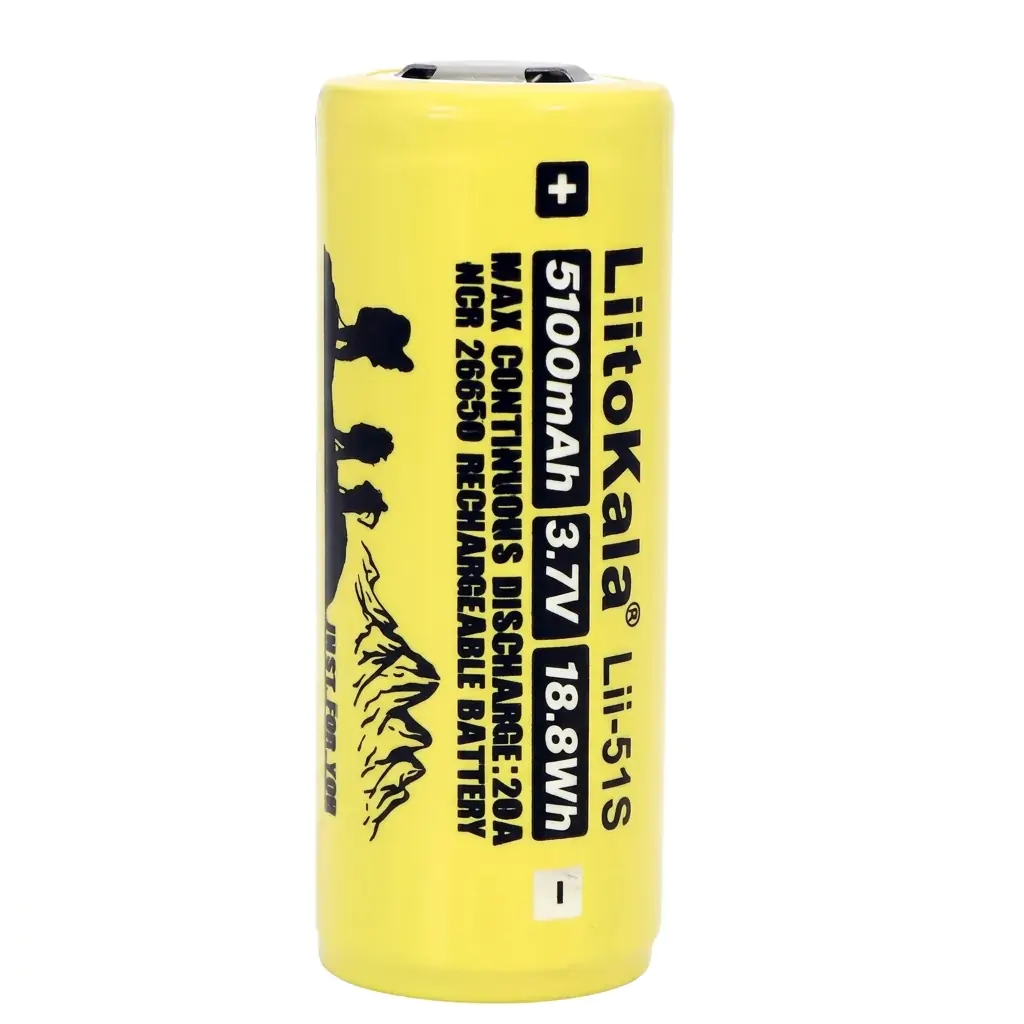 Купити оптом Купити Акумулятор 26650 LitoKala 51S-PCB 5100mAh (Original) оптом - ціна 249 грн в Україні 