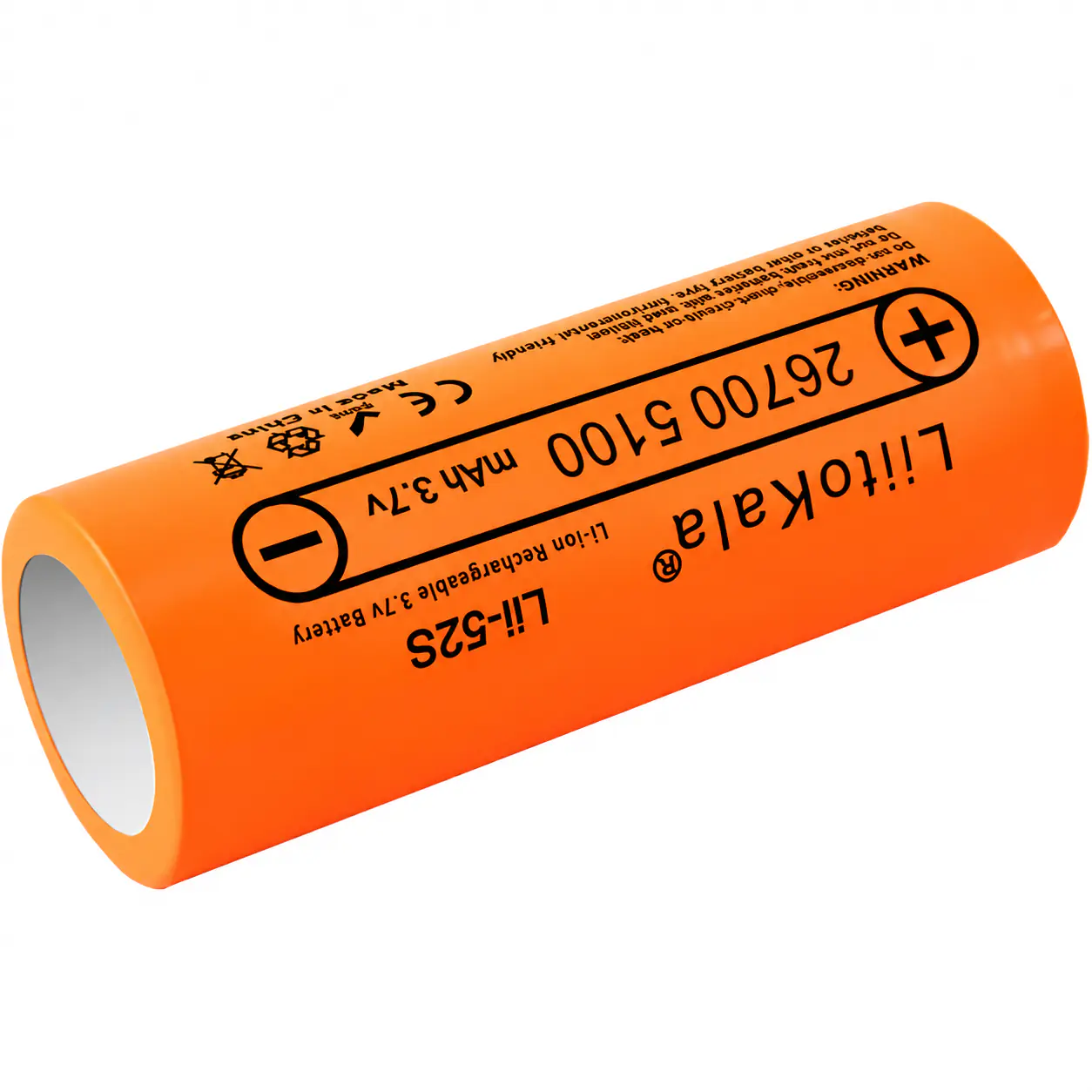 Купити оптом Купити Акумулятор 26700 LitoKala 52S 5100mAh (Original) оптом - ціна 191 грн в Україні 