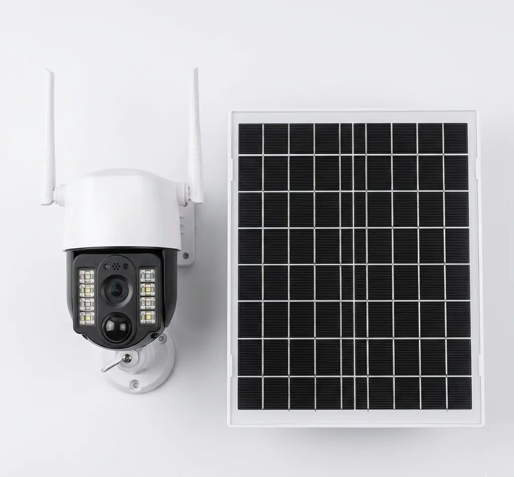Купити оптом Купити Wifi камера відеоспостереження із сонячною панеллю 3MP V380 PRO VC3-4G оптом - ціна 1247 грн в Україні 