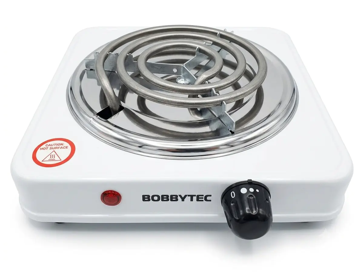 Купить оптом Электро плита настольная 1 конфорочная BOBBYTEC HP-01S (спираль) в Украине 