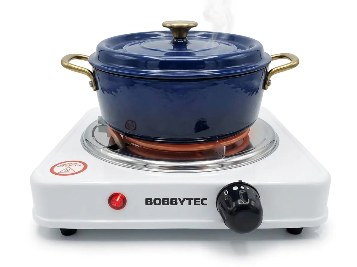 Купить оптом Электро плита настольная 1 конфорочная BOBBYTEC HP-01S (спираль) в Украине , изображение 6