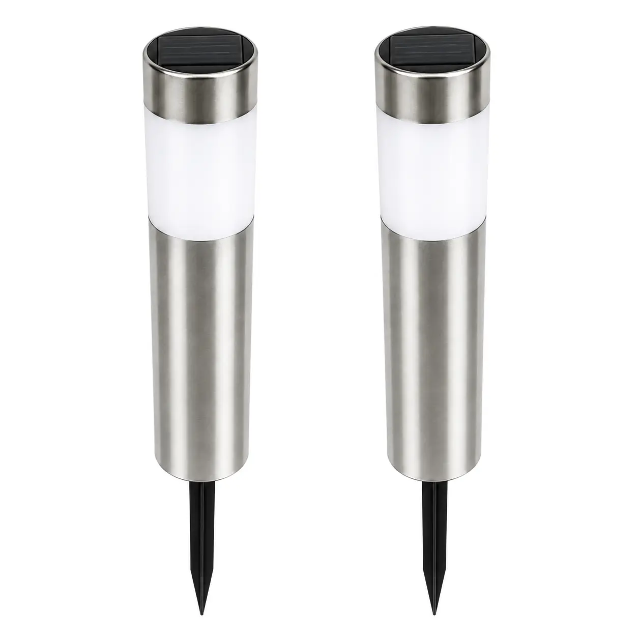Купити оптом Купити Садовий світильник стовпчик на сонячних батареях (Ціна вказана за 2 шт) оптом - ціна 230 грн в Україні 