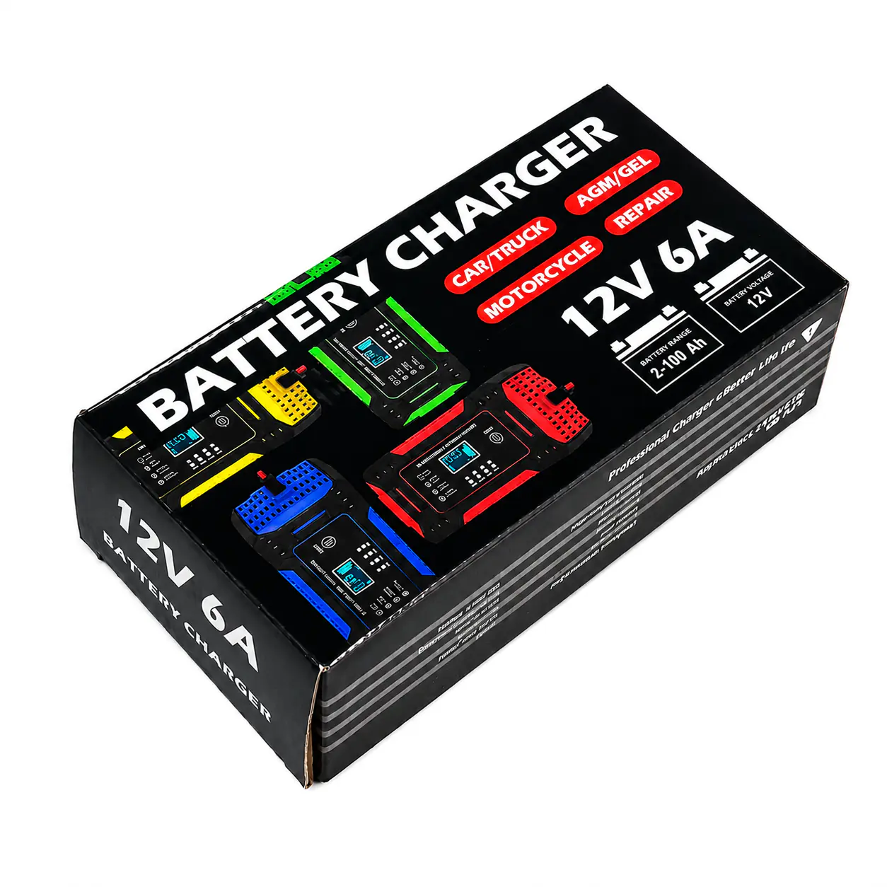 Купити оптом Купити Зарядне для гелієвих кислотних акумуляторів 12V 6A оптом - ціна 320 грн в Україні 