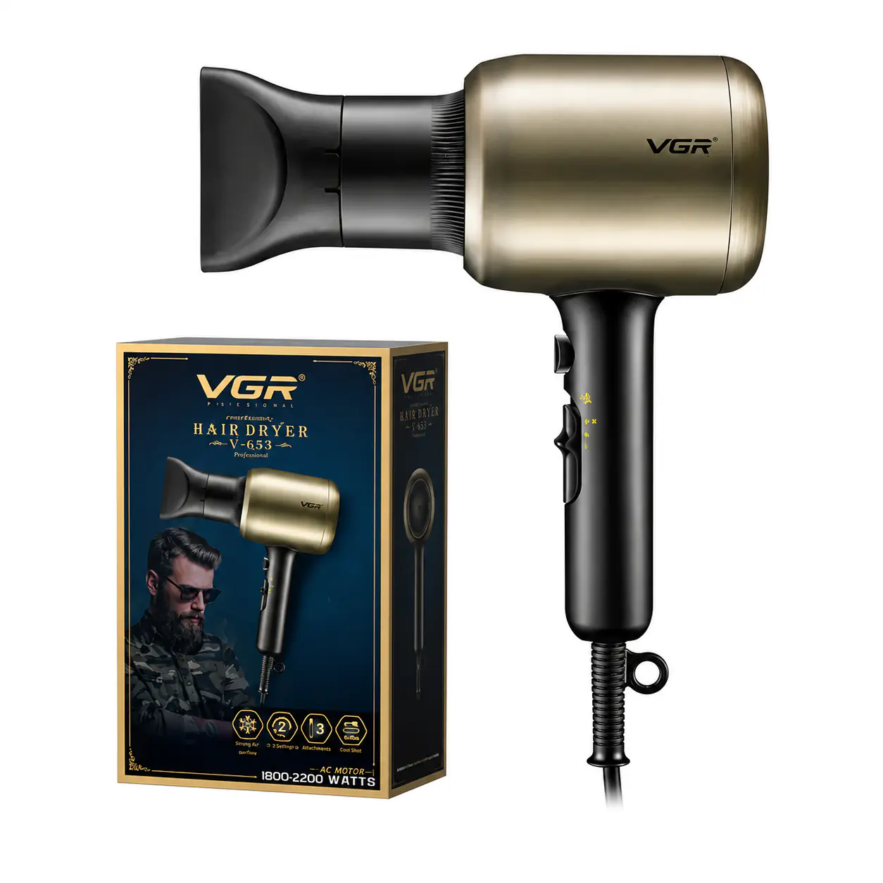 Купить оптом Фен VGR V-453 в Украине 