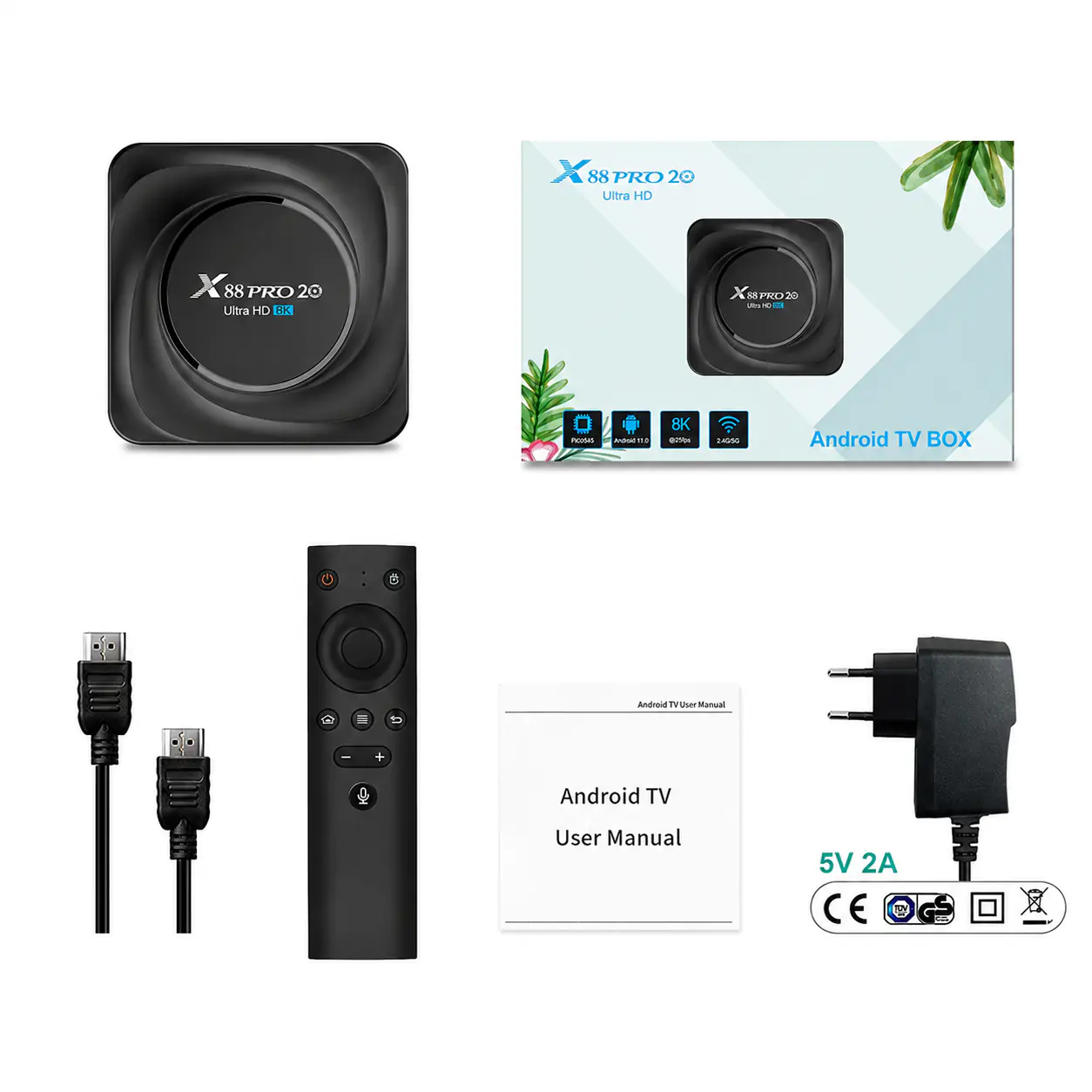 Купити оптом Купити X88 PRO 20 TV Box (8GB/64GB) оптом - ціна 3130 грн в Україні , зображення 4