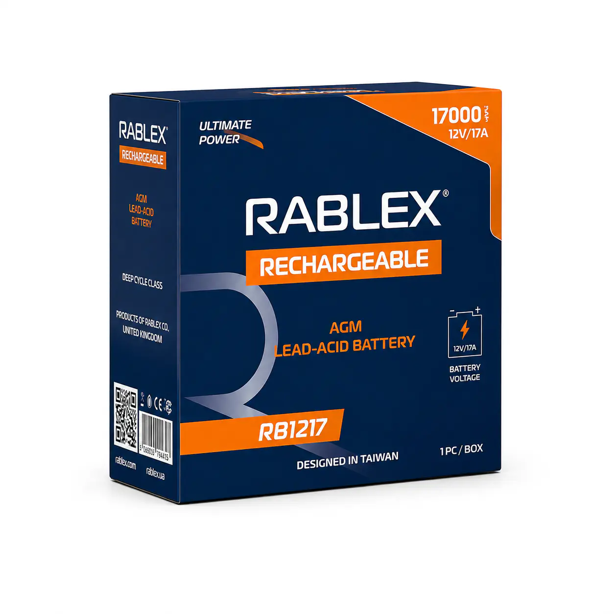 Купить оптом Аккумулятор 12V 17Ah RABLEX RB1217 в Украине 