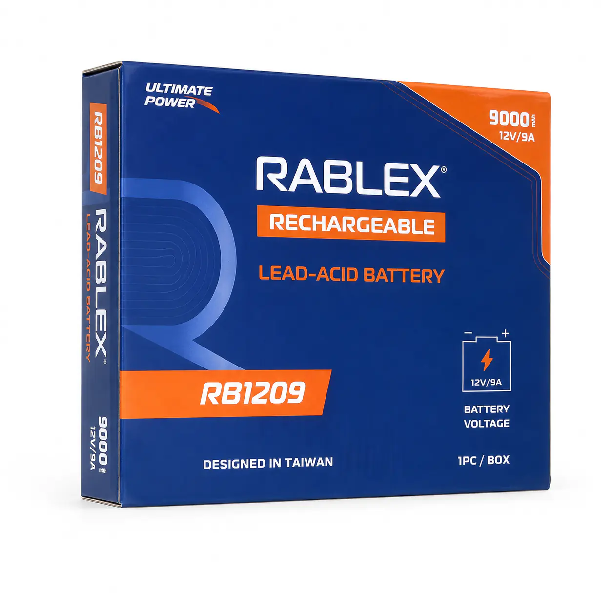 Купить оптом Аккумулятор RABLEX 12V 9Ah RB1209-AGM (2700g) в Украине , изображение 2