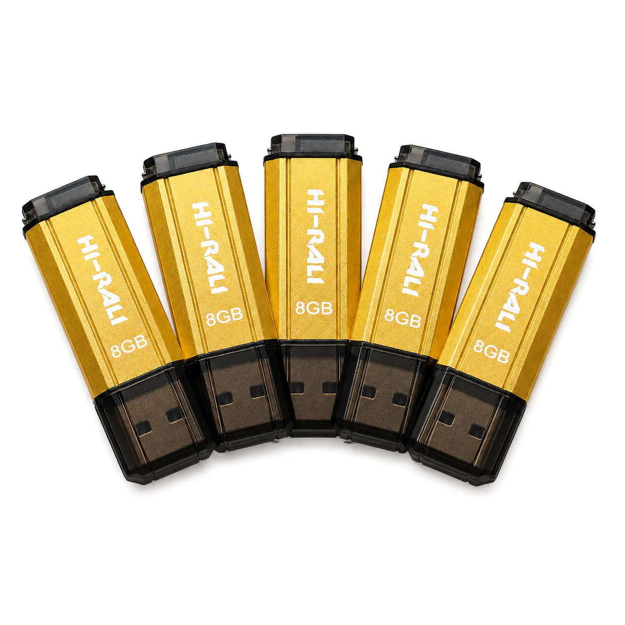 Купить оптом Флешка 8GB Hi-Rali Stark золото в Украине , изображение 3