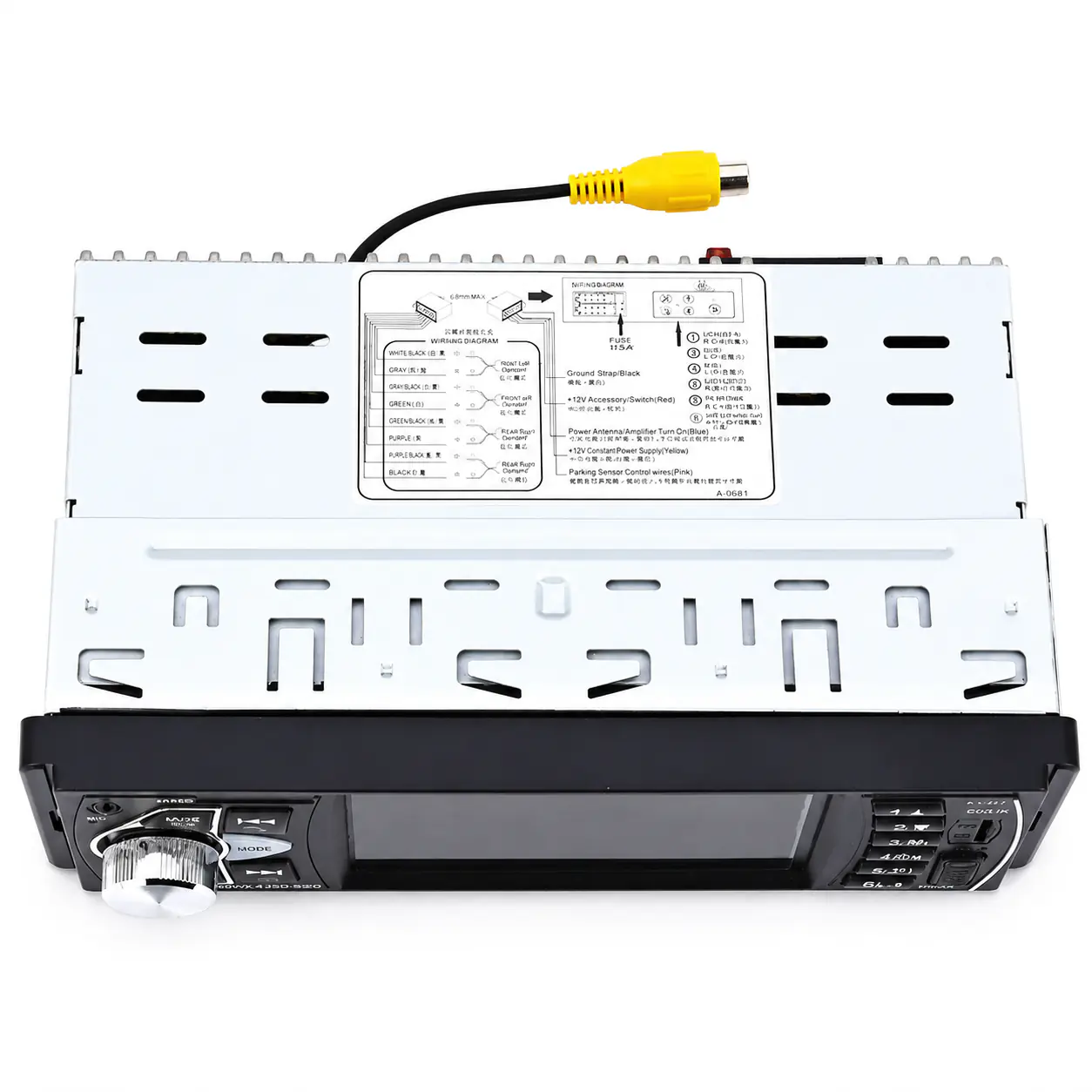 Купить оптом Автомагнитола с экраном (bluetooth) 1DIN MP5-4070 в Украине , изображение 3