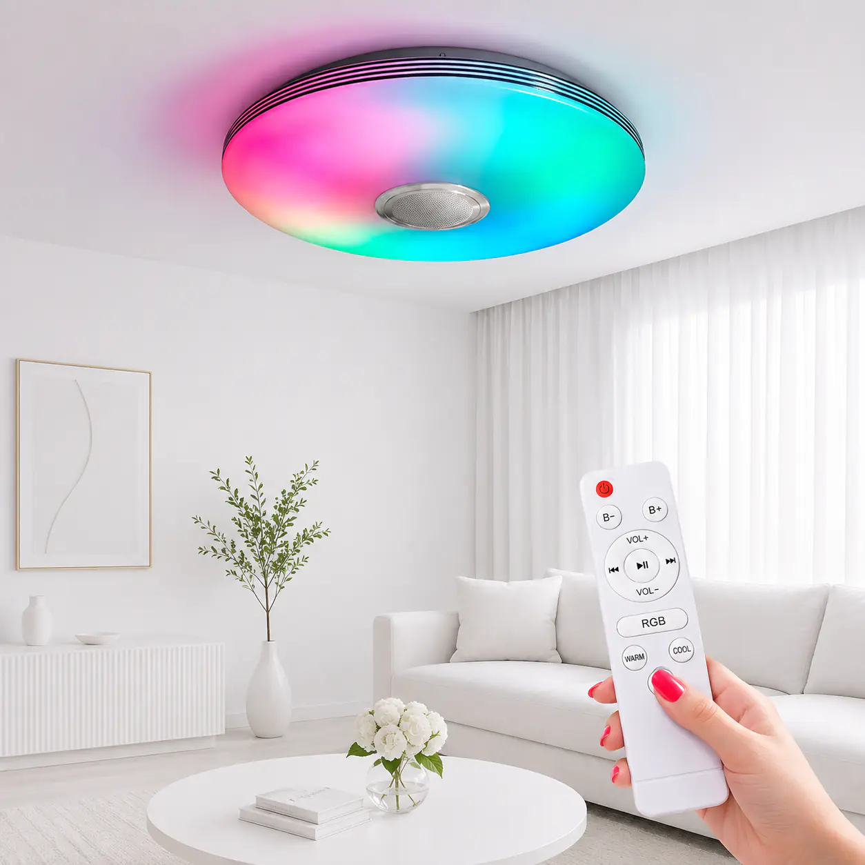 Купити оптом Купити Люстра стельовий світильник RGB (bluetooth) CEILING LAMP оптом - ціна 871 грн в Україні , зображення 2