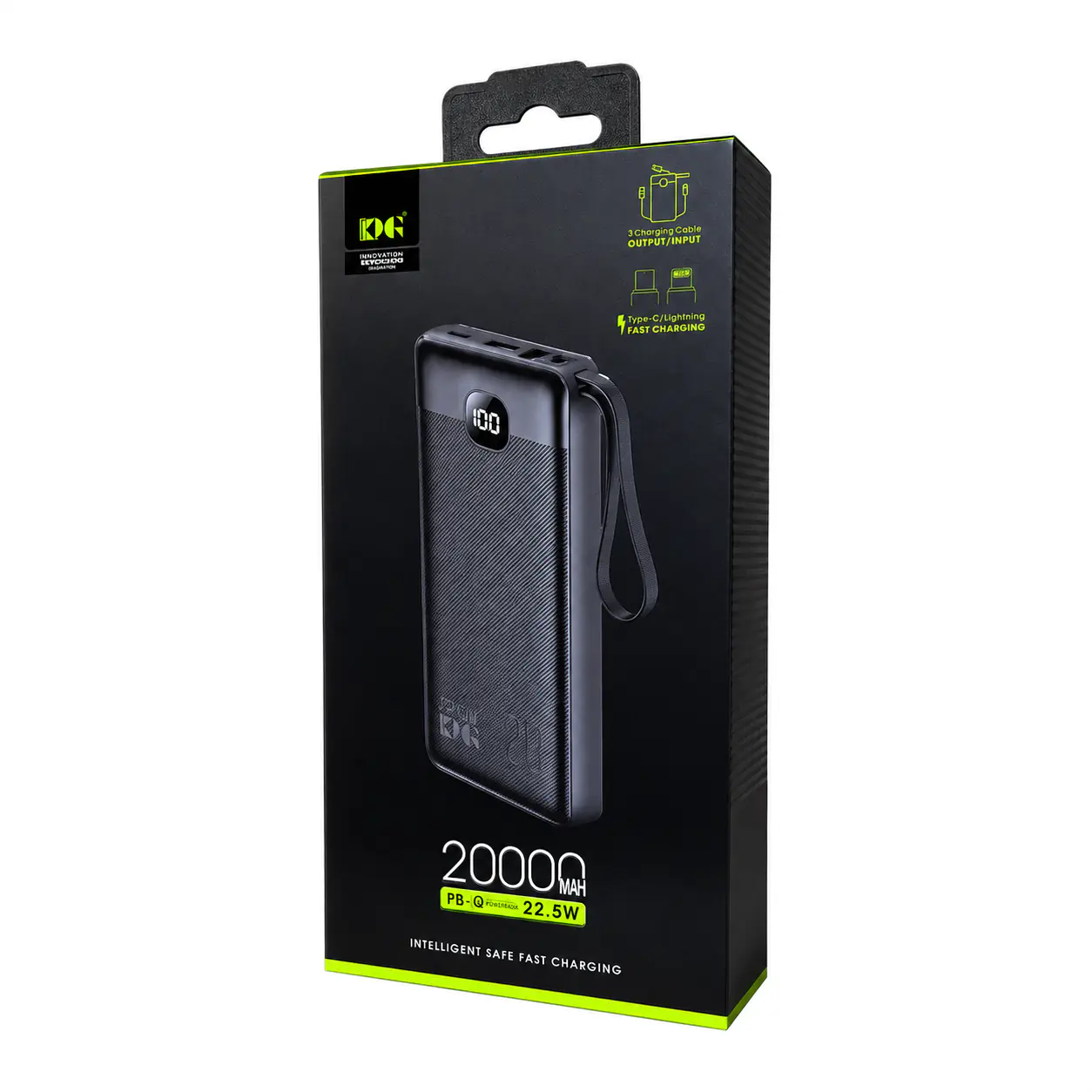 Купить оптом Повербанк 20000mAh KPG KPG-206X (PD22W QC3.0) в Украине , изображение 2