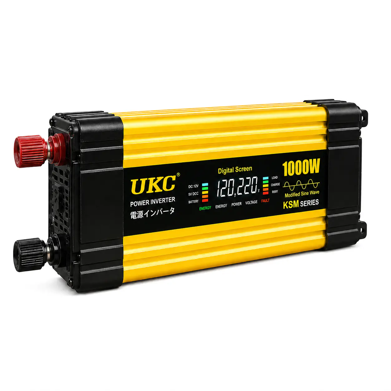 Купить оптом Преобразователь инвертор 12V/220V KSM 1000W (LCD+2 USB) в Украине 