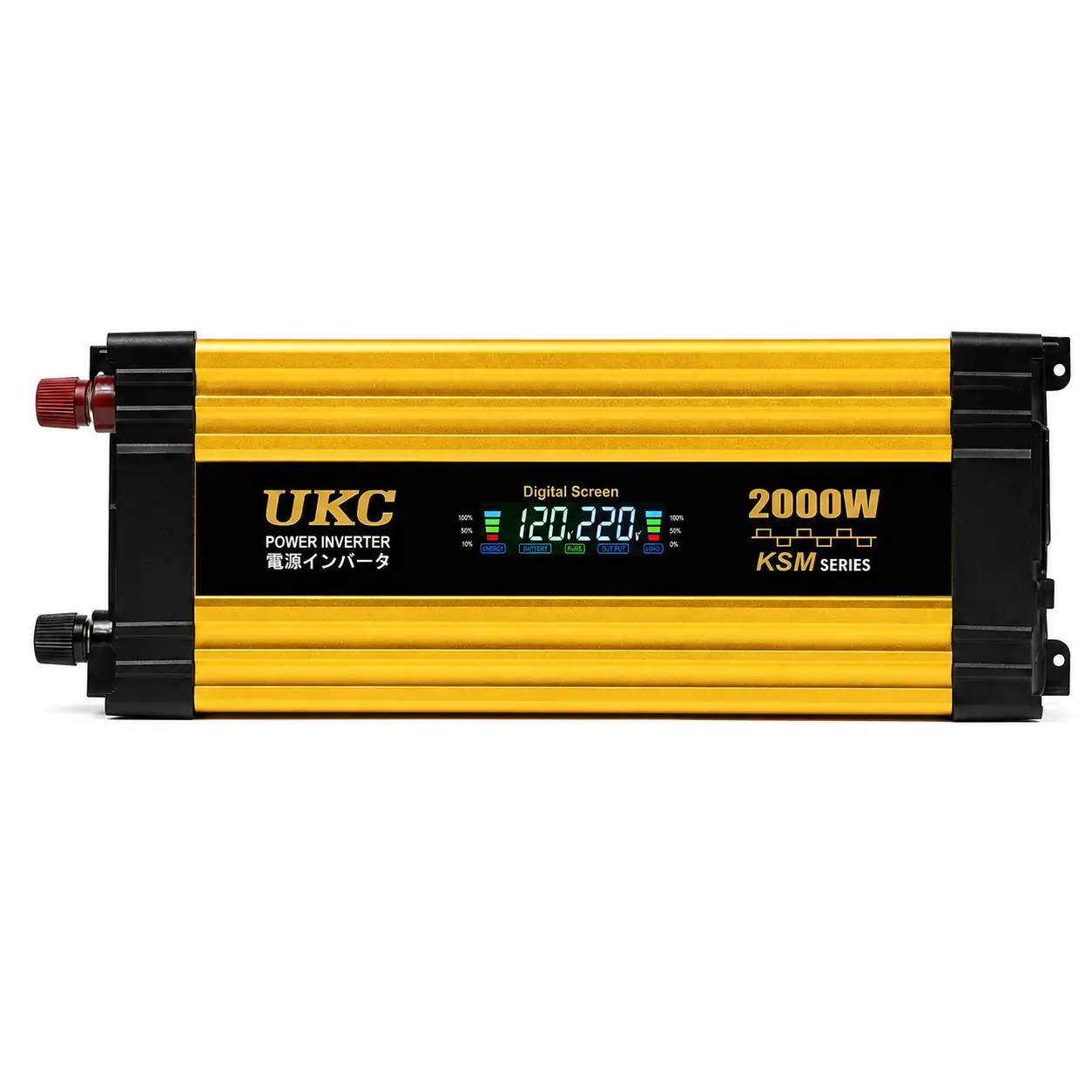 Купити оптом Купити Перетворювач інвертор 12V/220V KSM 2000W (LCD+2 USB) оптом - ціна 1666 грн в Україні 