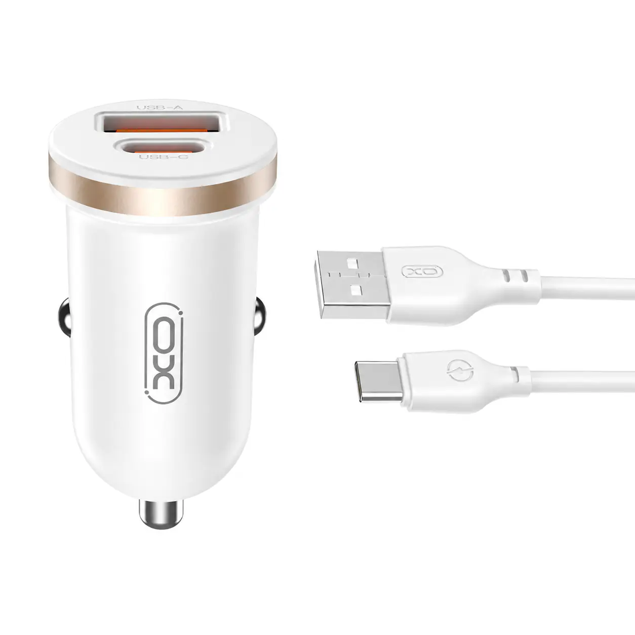 Купити оптом Купити Автомобільне зарядне з кабелем Type-c XO CC56 (PD+QC3.0) оптом - ціна 57 грн в Україні , зображення 3
