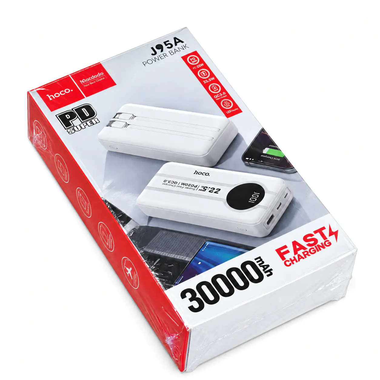 Купить оптом Повербанк HOCO 30000 mAh COPY (22.5W) в Украине 