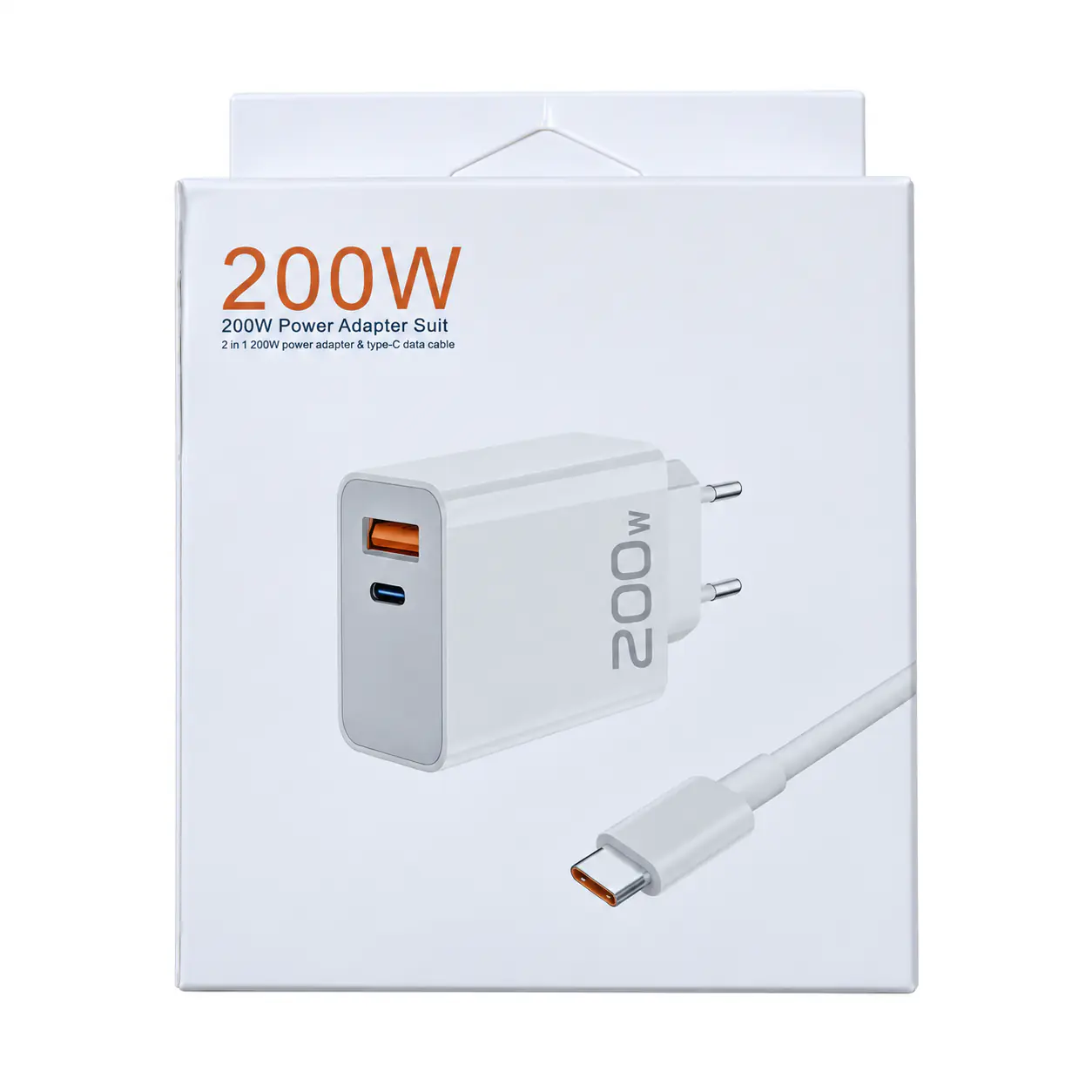 Купить оптом Сетевое зарядное USB и USB-C (USB/PD 200W) в Украине 