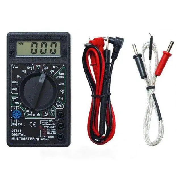 Купить оптом Цифровой мультиметр тестер вольтметр DT-838 в Украине 