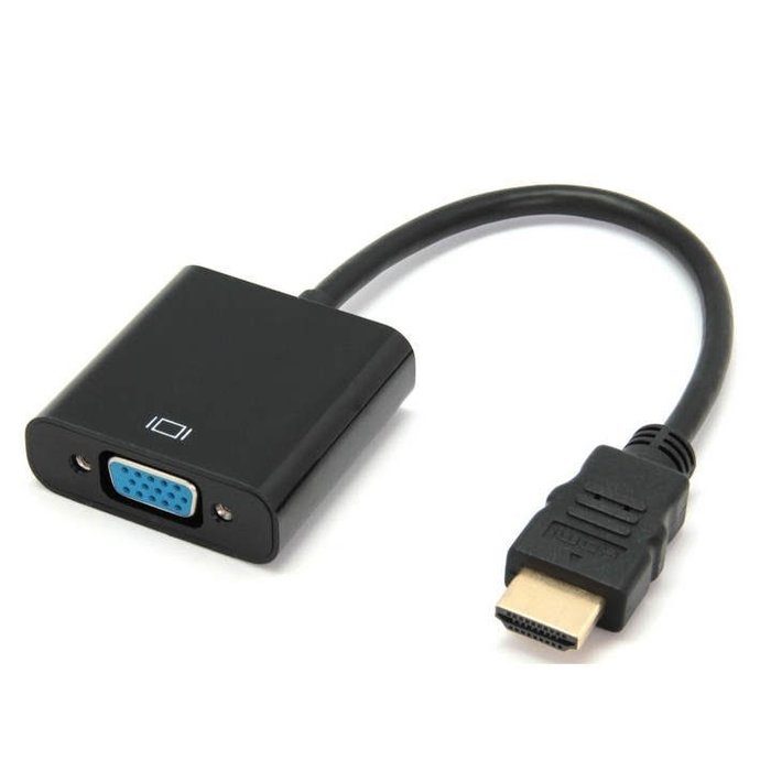 Купить оптом Переходник HDMI-VGA папа-мама (в пакете) без питания