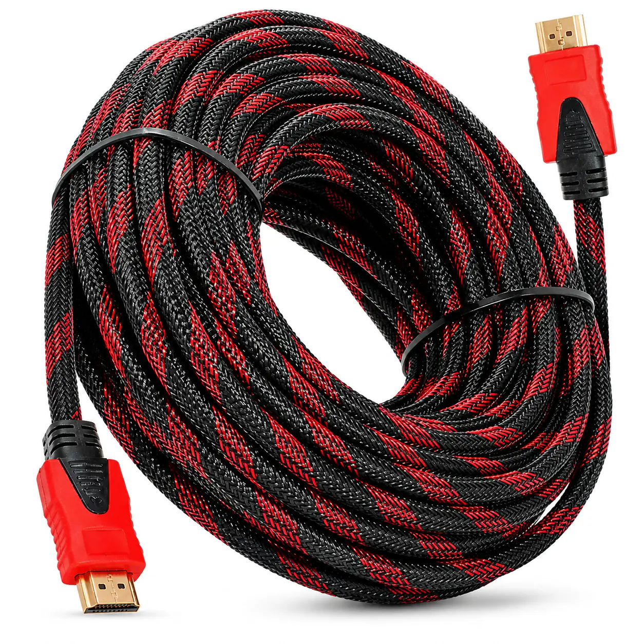 Купити оптом Купити Кабель HDMI-HDMI (10 м) тканинний оптом - ціна 113 грн в Україні 