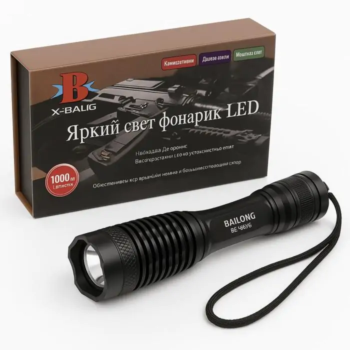 Купити оптом Купити Світлодіодний ліхтар X-Balog BL-1837 XML T6 (без акумуляторів) оптом - ціна 266 грн в Україні 