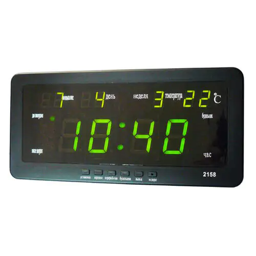 Купити оптом Купити Годинник настільний для дому 2158-2 GREEN оптом - ціна 374 грн в Україні , зображення 3