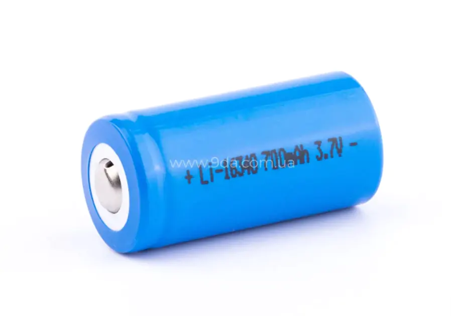 Купити оптом Купити Акумулятор 16340 для ліхтарів 1600mAh BLUE оптом - ціна 25 грн в Україні 