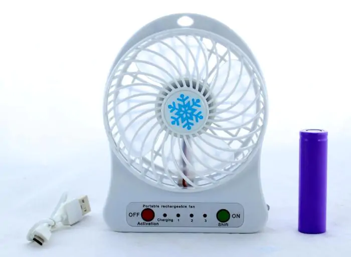 Купить оптом Мини вентилятор от 18650 ручной в Украине 