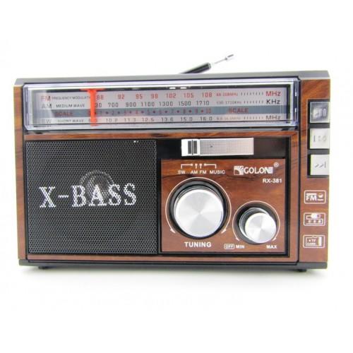 Купить оптом Приемник радио с флешкой GOLON RX-381 в Украине