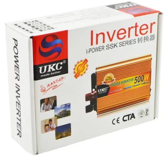 Купити оптом Купити Перетворювач інвертор 24V/220V UKC 500W (modify) оптом - ціна 577 грн в Україні 