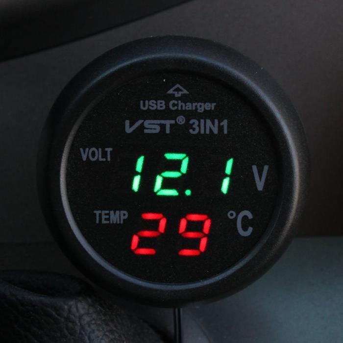 Купить оптом Часы автомобильные VST 706-1 в Украине