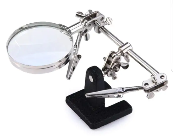 Купить оптом Держатель для плат с лупой и крокодилами JM-501 в Украине , изображение 2