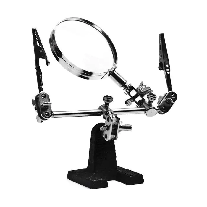 Купить оптом Держатель для плат с лупой и крокодилами JM-501 в Украине , изображение 3