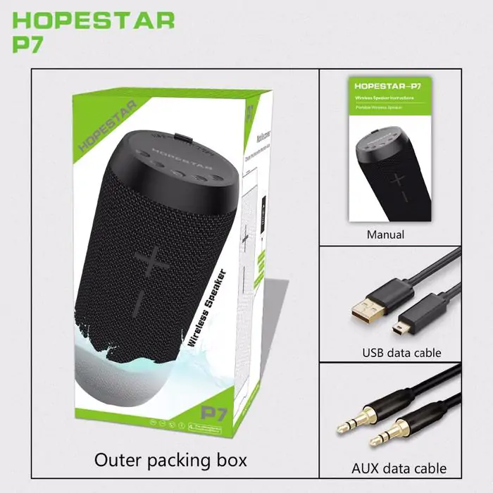 Купити оптом Купити Портативная колонка bluetooth HOPESTAR P7 оптом - ціна 690 грн в Україні , зображення 3