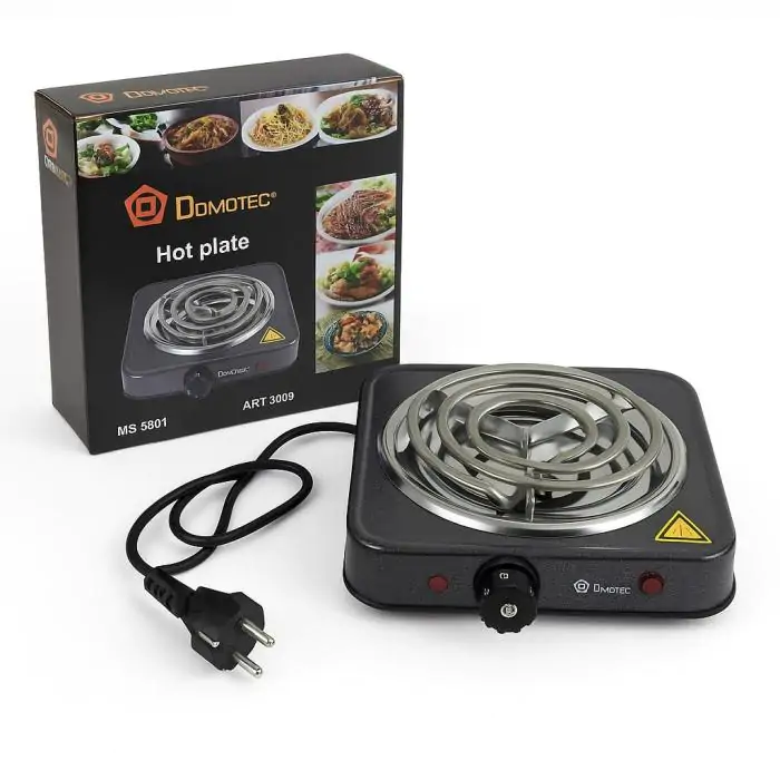 Купити оптом Купити Електро плита настільна спіральна DOMOTEC MS-5801 (1 конфорка) оптом - ціна 213 грн в Україні , зображення 2