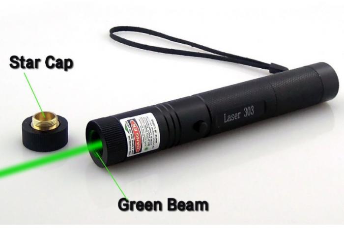 Купить оптом Мощный лазер указка 303 зеленый GREEN в Украине