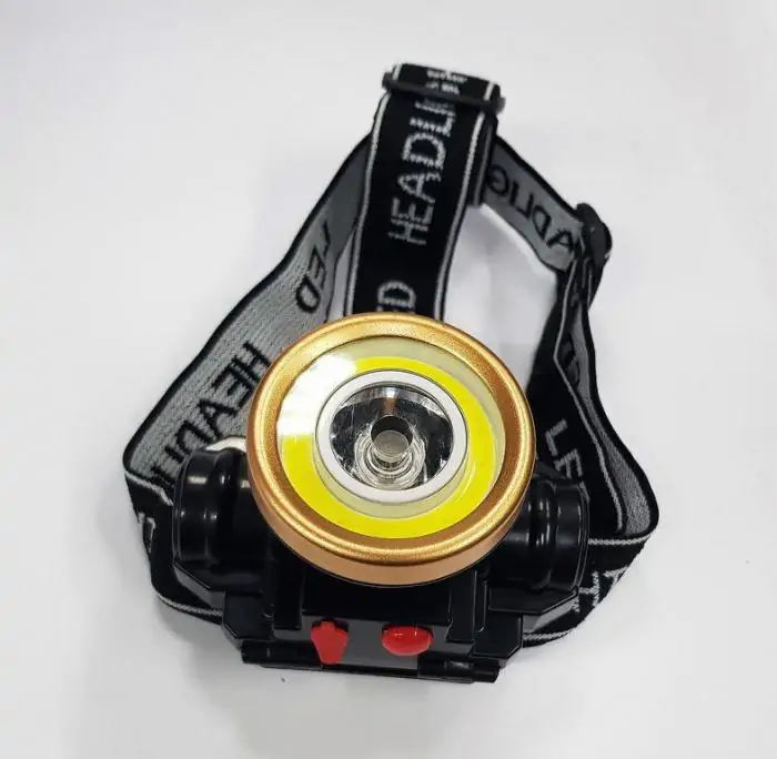 Купити оптом Купити Налобний ліхтар LED + COB 0509-2 COB оптом - ціна 138 грн в Україні , зображення 2