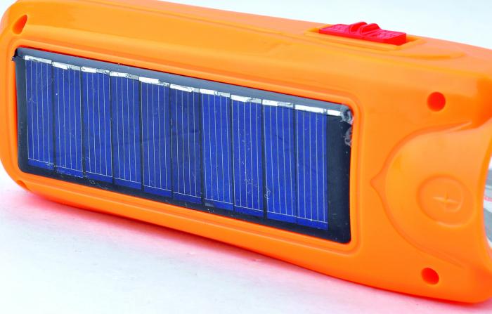 Купить оптом Фонарик ручной аккумуляторный (солнечная панель) YJi-1027T в Украине, изображение 2