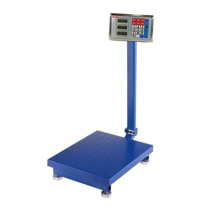 Купить оптом Торговые весы платформа 30х40 см DOMOTEC до 150 кг в Украине 