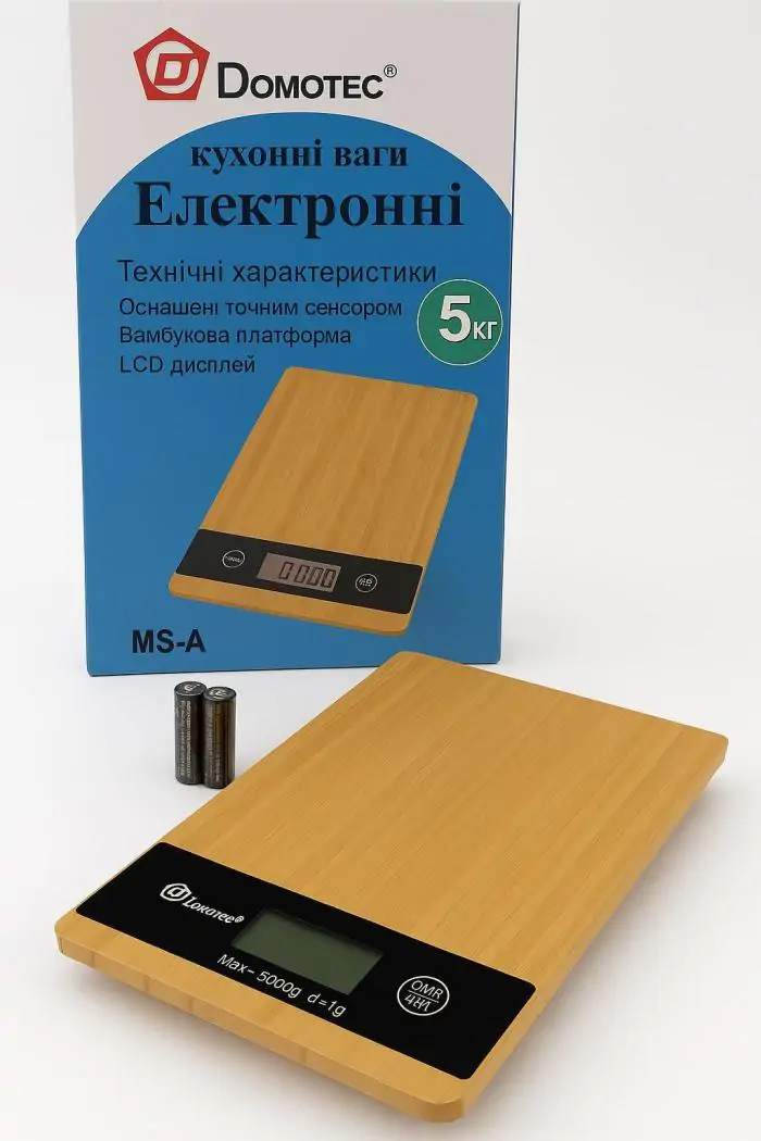 Купить оптом Весы кухонные DOMOTEC MS-A (5Kg/0.1gr) в Украине 