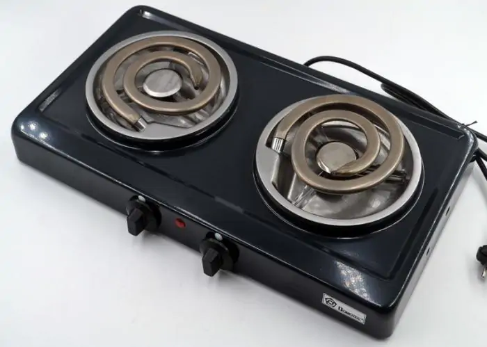 Купить оптом Электро плита настольная большая спираль (2 конфорки) DOMOTEC MS-5532 в Украине 