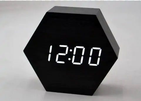 Купить оптом Электронные часы под дерево 876-6/WHITE в Украине , изображение 3