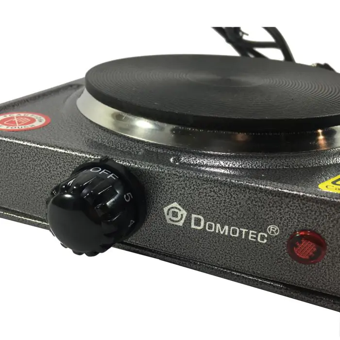 Купити оптом Купити Електро плита настільна дискова DOMOTEC MS-5821 оптом - ціна 235 грн в Україні , зображення 2