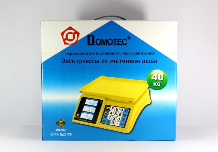Купить оптом Торговые мини весы DOMOTEC до 40 кг MS-266 в Украине