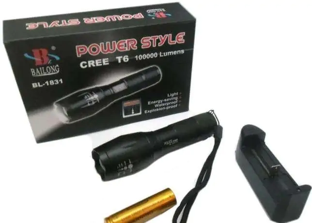 Купить оптом Светодиодный ручной фонарик X-Balog BL-1831 (XML T6) в Украине , изображение 5
