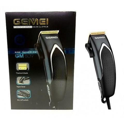 Купить оптом Машинка для стрижки волос сетевая с насадками GEMEI 809 в Украине, изображение 2