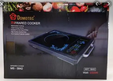 Купити оптом Купити Електро плита настільна інфрачервона DOMOTEC MS-5842 оптом - ціна 887 грн в Україні 