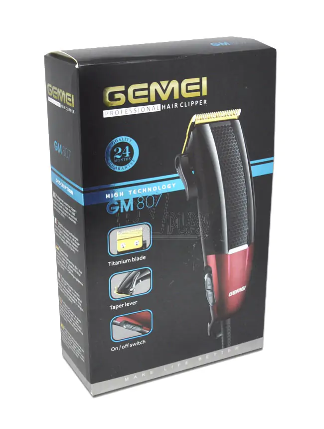 Купити оптом Купити Машинка для стрижки волосся мережева з насадками GEMEI 807 оптом - ціна 290 грн в Україні 