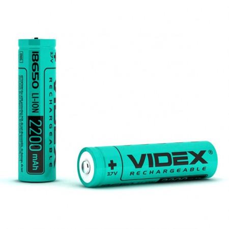 Купить оптом Аккумулятор Videx Li-Ion 18650 (без защиты) 2200mAh (Цена указана за 1шт)